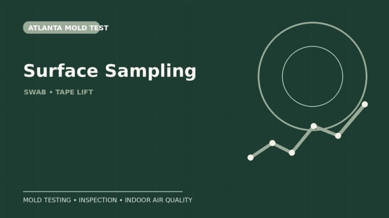 Mold Surface Sampling: When a Swab or Tape Lift Helps
